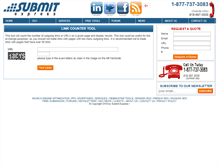 Tablet Screenshot of linkcounter.submitexpress.com