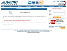 Tablet Screenshot of keywords.submitexpress.com